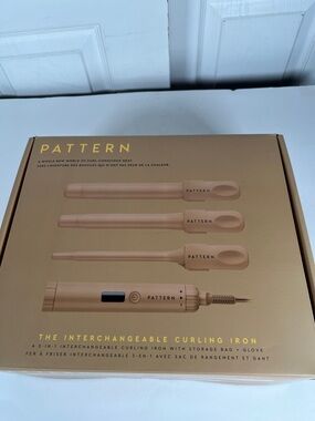 PATTERN Interchangeable Curling Iron Set - Champagne Gold